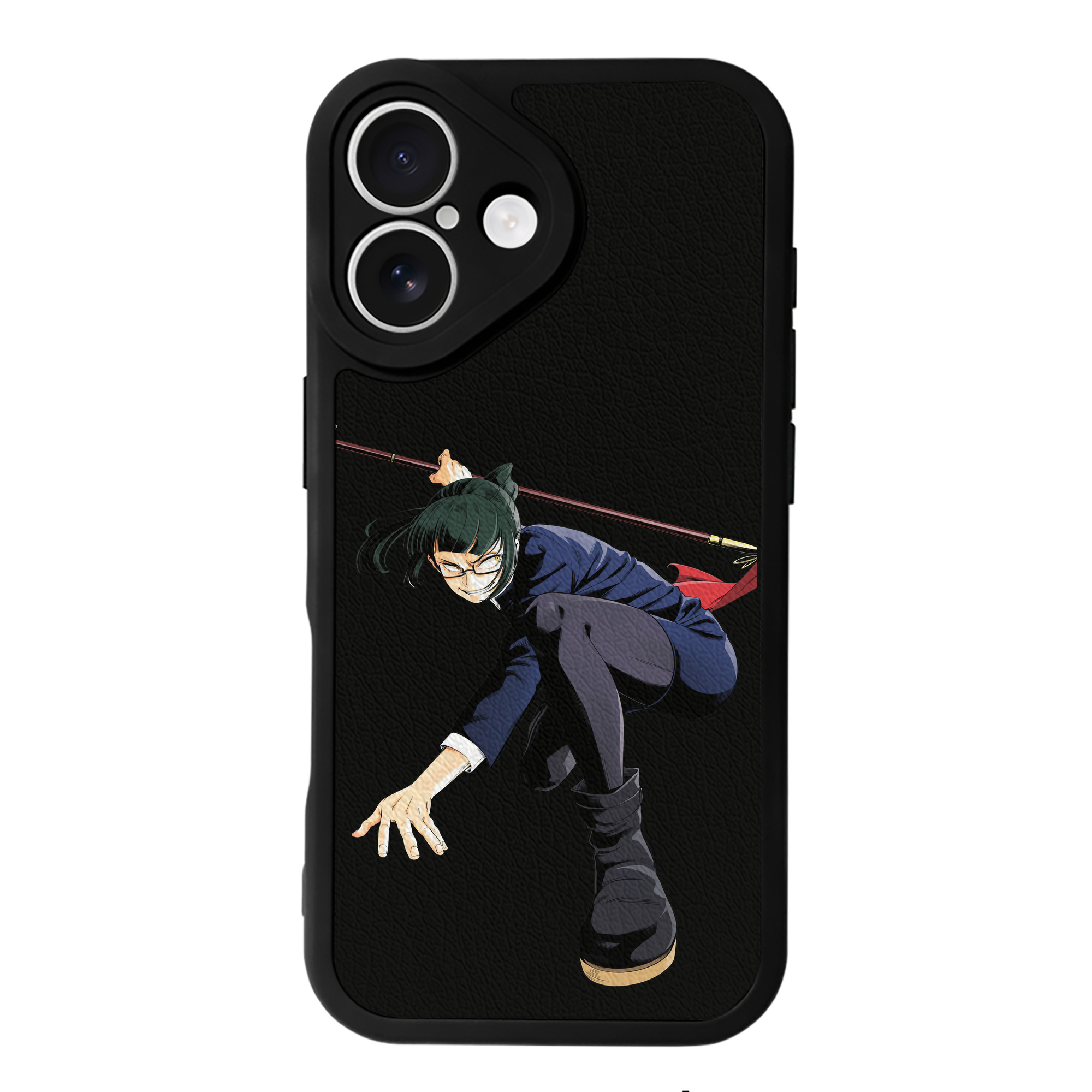 （画像用） 呪術廻戦 Jujutsu Kaisen 【iPhone 16シリーズ対応】シリコンスマホケース（レザー調） 材質：シリコン